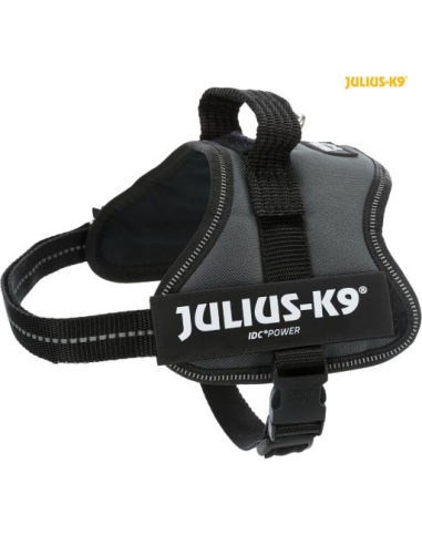 Arnés Julius-K9® Power, Mini-Mini/S: 40-53 cm/22 mm, Antracita